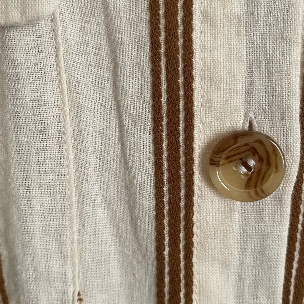 The Limited Stripped Linen Dress - Picture 3 of 5